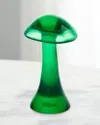 Jonathan Adler Acrylic Mushroom Objet Sculpture In Green