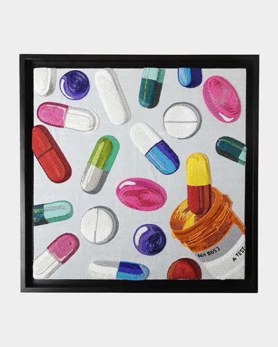 Jonathan Adler Happy Pills Beaded Wall Art