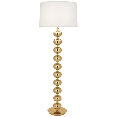 Jonathan Adler Hollywood 63.5" Floor Lamp In Polished Brass