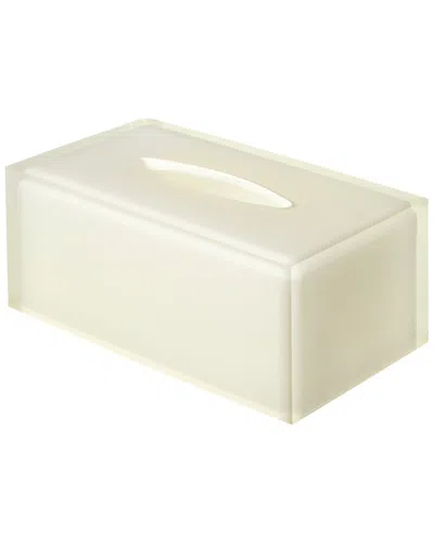 Jonathan Adler Hollywood Long Tissue Box In Neutral