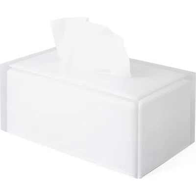 Jonathan Adler Hollywood Long Tissue Box In White
