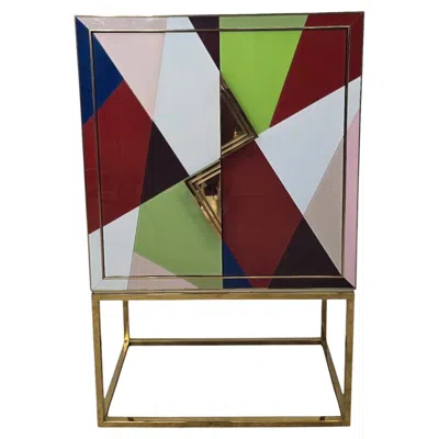 Pre-owned Jonathan Adler Hollywood Regency Torino Dry Bar Cabinet By ` In Brown