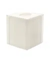 Jonathan Adler Hollywood Tissue Box In White