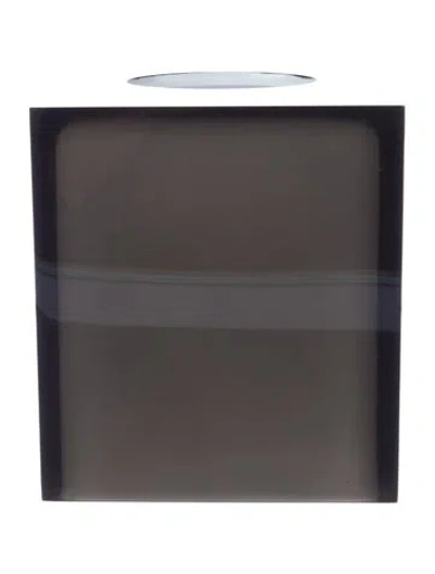 Pre-owned Jonathan Adler Hollywood Tissue Box In Black