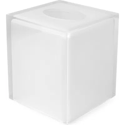 Jonathan Adler Hollywood Tissue Box In Clear