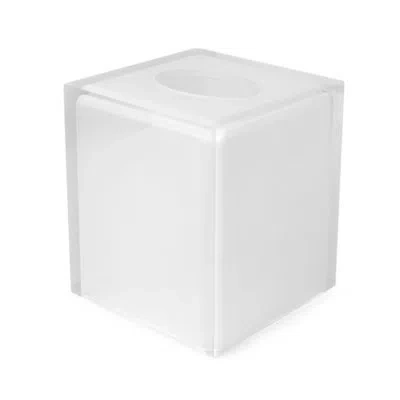 Jonathan Adler Hollywood Tissue Box In Clear;white