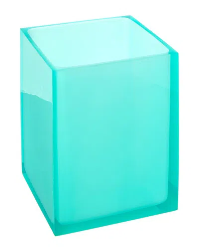 Jonathan Adler Hollywood Wastebasket In Green