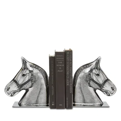 Jonathan Adler Horse Bookend Set In Brown