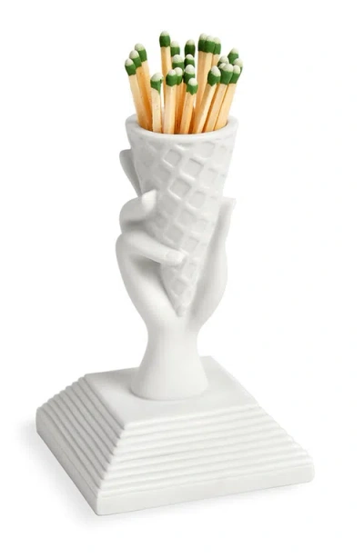 Jonathan Adler I-scream Match Strike In White