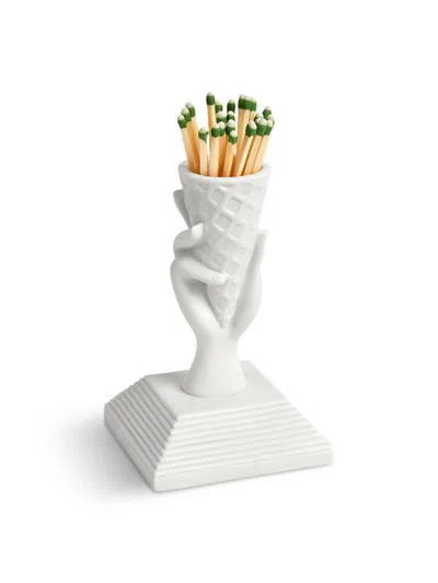 Jonathan Adler I-scream Match Strike In White