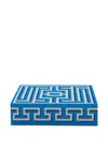 Jonathan Adler Ja Labyrinth Large Trinket Box In Blue