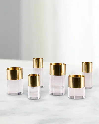 JONATHAN ADLER JACQUES CANDLES HOLDERS, SET OF 6