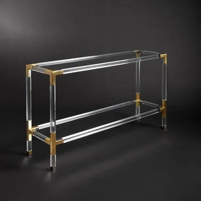 Jonathan Adler Jacques Console In Brass