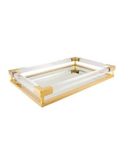 Pre-owned Jonathan Adler Jacques Golden Large Tray