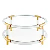 Jonathan Adler Jacques Round Cocktail Table In Silver