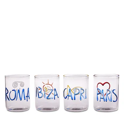 Jonathan Adler Jet Set Glassware, Set Of 4 In Multi