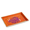 Jonathan Adler Jonathan Alder Playa Rectangular Tray In Orange