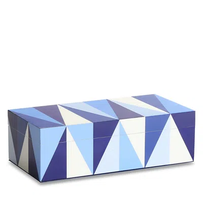 Jonathan Adler Jonathan Alder Sorrento Lacquer Box, Small In Blue