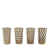 Jonathan Adler Set Of 4 Boxed Versailles Highball Glasses In Brown