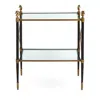 Jonathan Adler Rider Two-tier Side Table In Multi