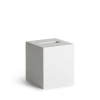 Jonathan Adler Lacquer Bath Tissue Box In White