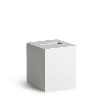 Jonathan Adler Lacquer Bath Tissue Box In White