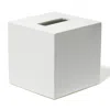 Jonathan Adler Lacquer Tissue Box Cover In White