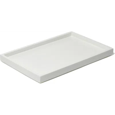 Jonathan Adler Lacquer Bath Tray In White