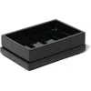 Jonathan Adler Lacquer Soap Dish In Black