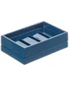 Jonathan Adler Lacquer Soap Dish In Navy