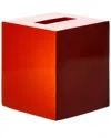 Jonathan Adler Lacquer Tissue Box In Red