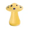 Jonathan Adler Large Brass Mushroom Box In Yellow
