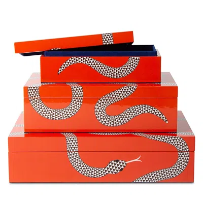 Jonathan Adler Large Eden Box In Red