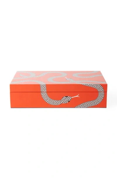 Jonathan Adler Large Lacquer Box In Eden