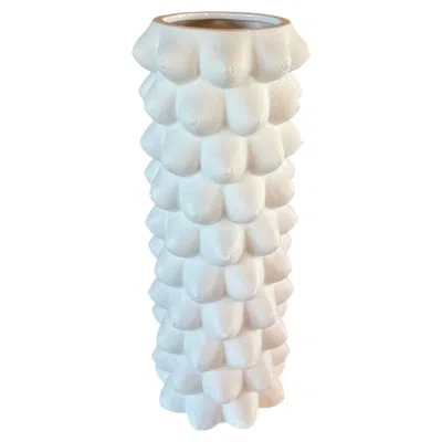 Pre-owned Jonathan Adler Large White Muse Vase
