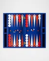 Jonathan Adler Le Backgammon Set In Blue