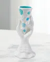 Jonathan Adler L'pop Scream Vase In Blue
