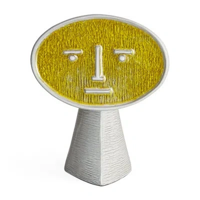 Jonathan Adler Les Amis Le Sérieux Table Vase In White,yellow