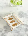 Jonathan Adler Lips Porcelain Valet Tray In White