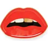 Jonathan Adler Lips Trinket Tray In Red