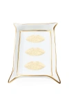 Jonathan Adler Lips Porcelain Valet Tray In Multi