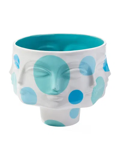 Jonathan Adler L'pop Dora Maar Pedestal Bowl In Blue