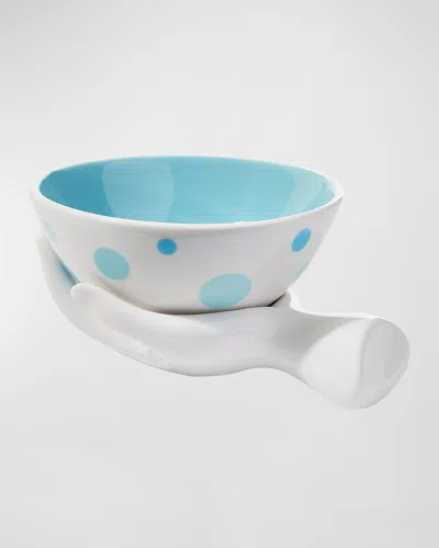 Jonathan Adler L'pop Eve Accent Bowl - Limited Edition In Blue