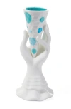 Jonathan Adler L'pop Scream Vase In White