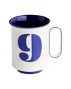 Jonathan Adler Lucky Number 9 Mug In Purple