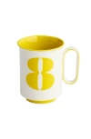 Jonathan Adler Lucky Number Mug In Eight