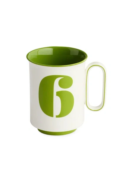 Jonathan Adler Lucky Number Mug In Six