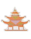 Jonathan Adler Luxembourg Pagoda Trinket Tray In Orange