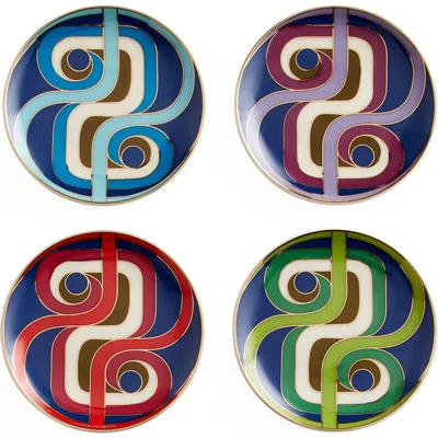 Jonathan Adler Madrid Coaster Set In Multi