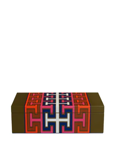 Jonathan Adler Madrid Patterned Medium Jewellery Box In Multi